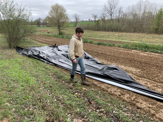 Unfolding the tarp